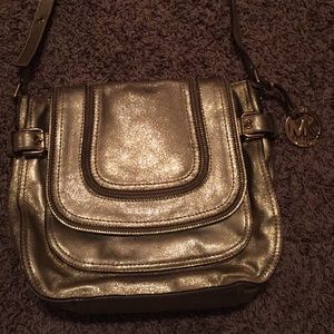 Gold MK crossbody